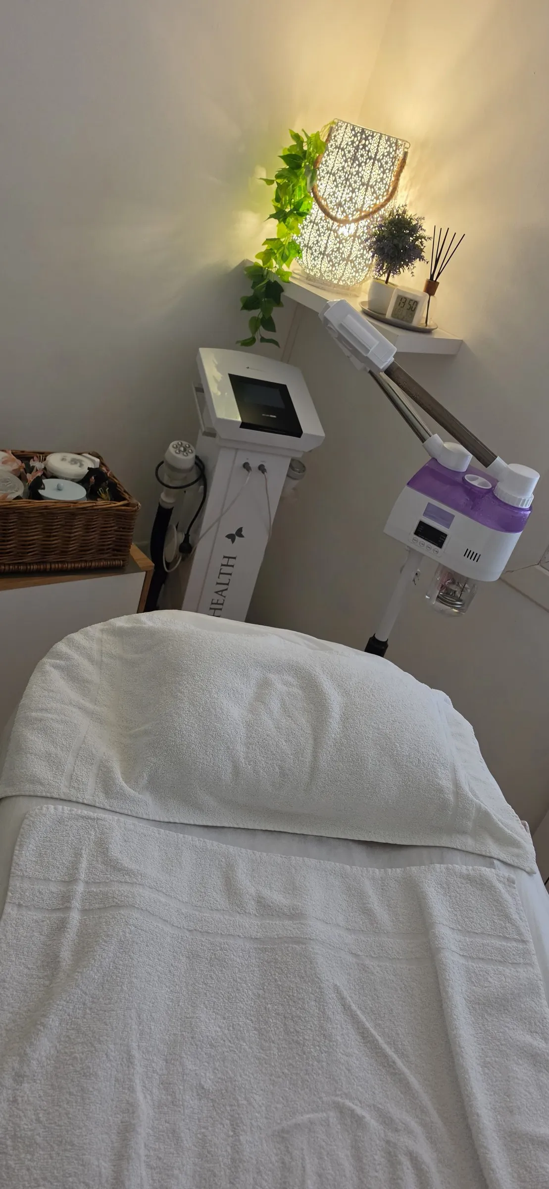 Sala de tratamiento facial de Vitafy