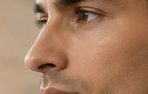 Perfil de nariz, foto ilustrativa